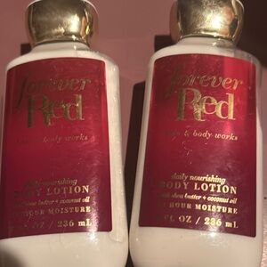 2 Bath & Body Works Forever Red Daily Nourishing Body Lotion-New